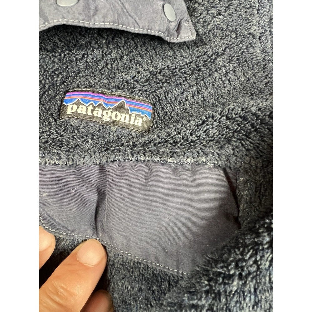 patagonia Fleece Quarter Zip Grayish‎ Blue pullover sweater Size S - Picture 2 of 10
